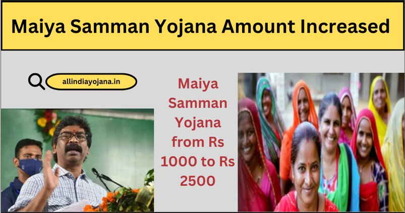 Maiya Samman Yojana Amount Increased